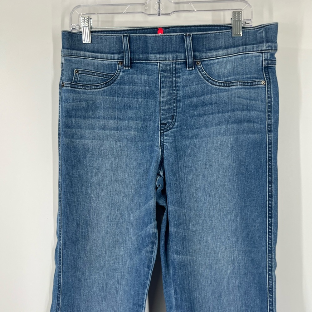 SPANX Denim Cropped Kick Flare Jeans Vintage Indigo 20541Q - Picture 3 of 8